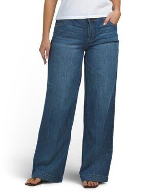 DEMOCRACY Ab Tech High Rise Wide Leg Jeans